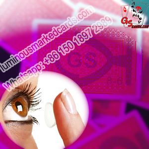 professional marked cards contact lens